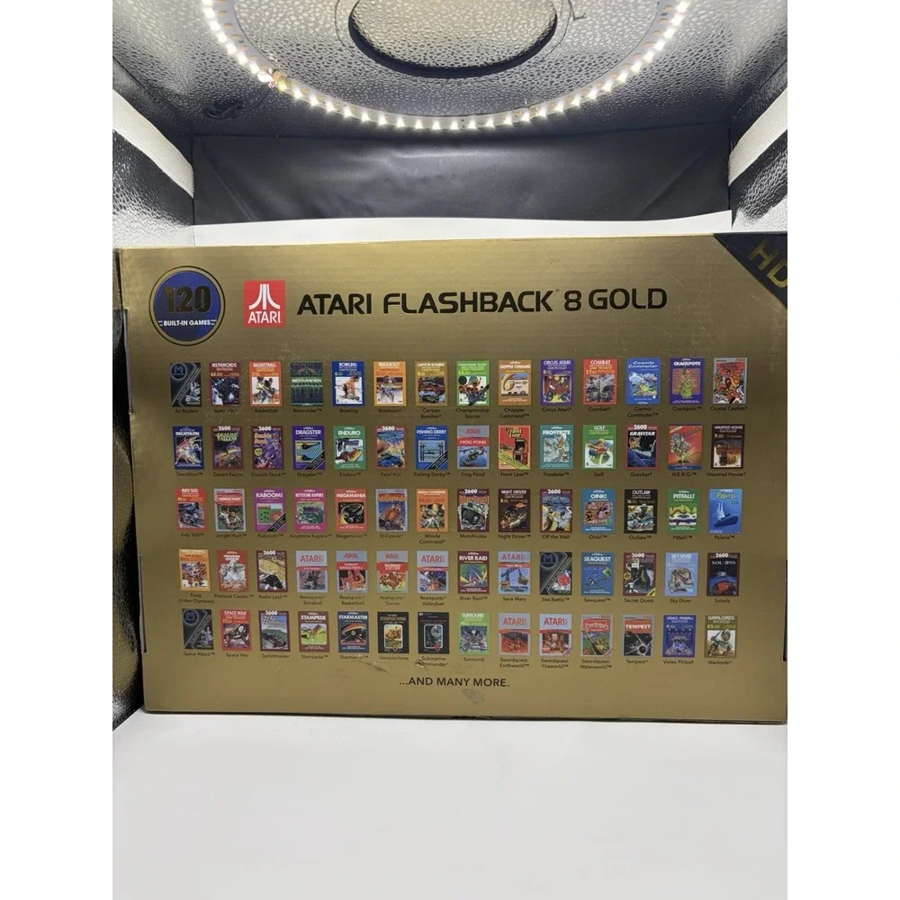 Atari Flashback 8 40th Anniversary Gold Deluxe HD Console
